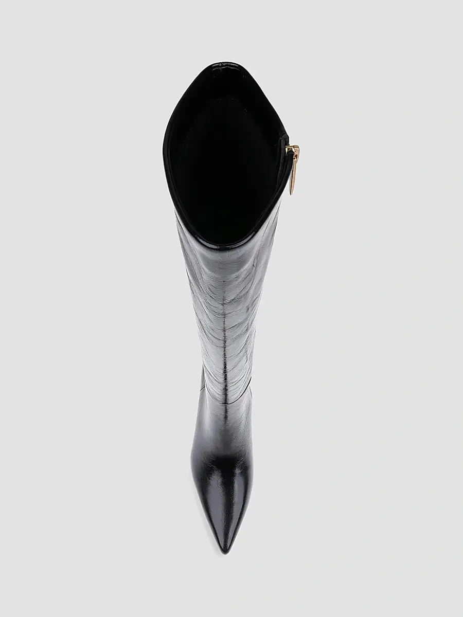 L'Agence Women's Baxter II 55MM Patent Leather Boots | Thumbnail 4 L'Agence Women's Baxter II 55MM Patent Leather Boots | Thumbnail 4
