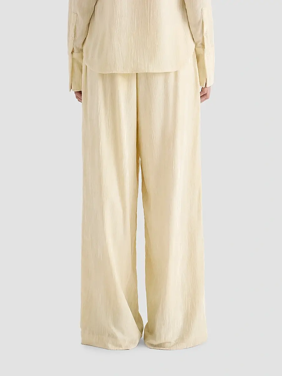 Proenza Schouler White Label Women's Meadow Crushed-Velvet Straight-Leg Pants | Thumbnail 3 Proenza Schouler White Label Women's Meadow Crushed-Velvet Straight-Leg Pants | Thumbnail 3
