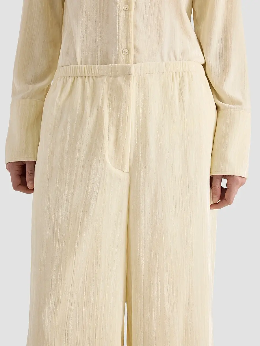 Proenza Schouler White Label Women's Meadow Crushed-Velvet Straight-Leg Pants | Thumbnail 5 Proenza Schouler White Label Women's Meadow Crushed-Velvet Straight-Leg Pants | Thumbnail 5