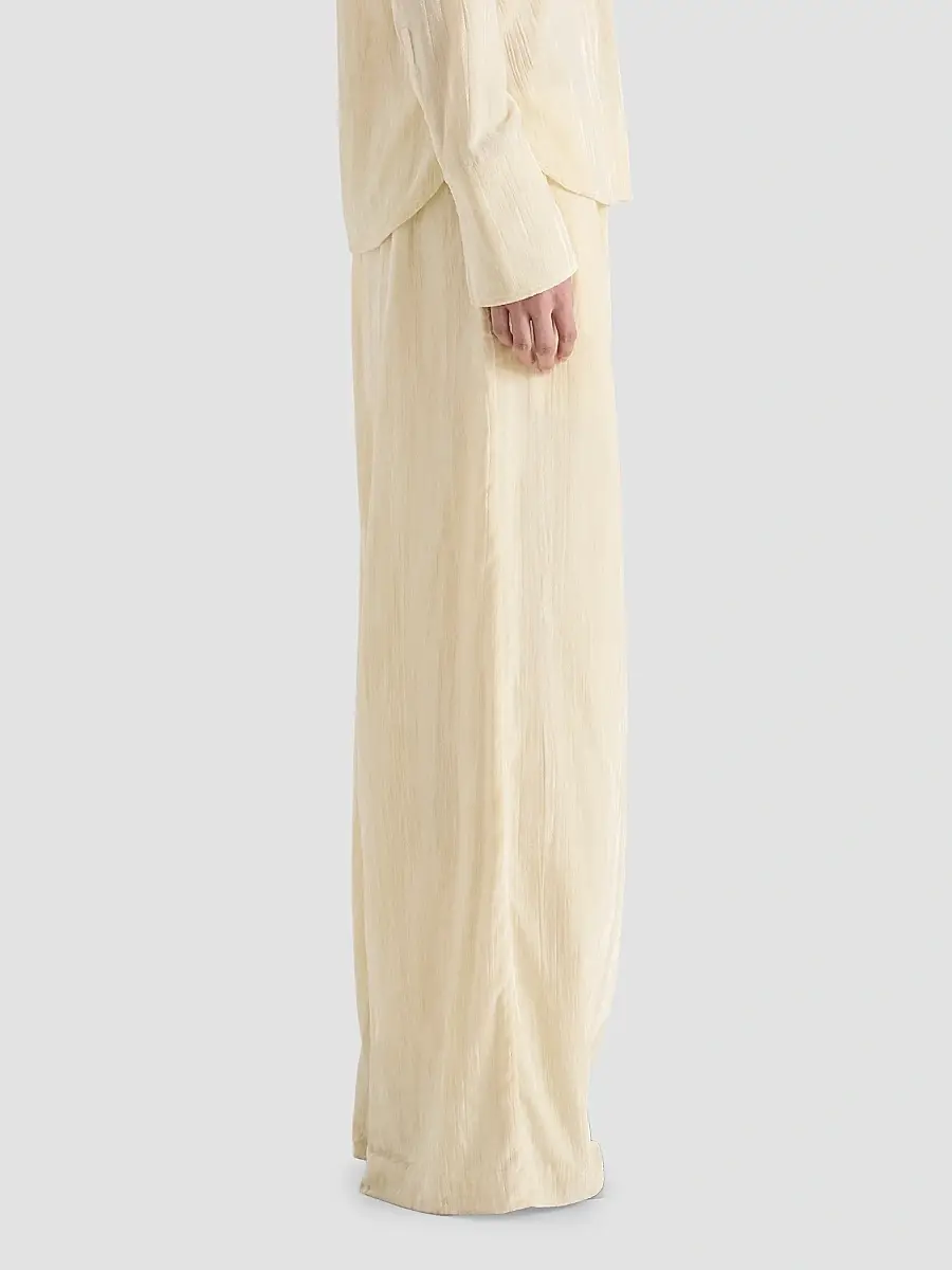 Proenza Schouler White Label Women's Meadow Crushed-Velvet Straight-Leg Pants | Thumbnail 8 Proenza Schouler White Label Women's Meadow Crushed-Velvet Straight-Leg Pants | Thumbnail 8