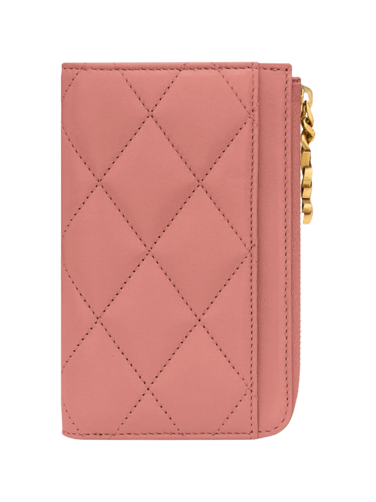 Saint Laurent Women's Cassandre Bijou Zip Card Case