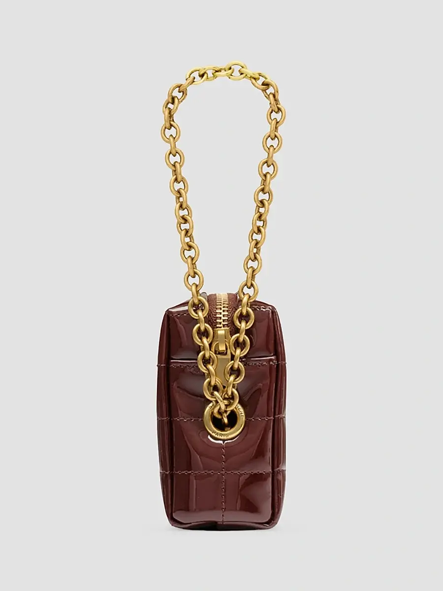 Saint Laurent Women's Cassandre Matelassé Carré Pouch on Chain | Thumbnail 4 Saint Laurent Women's Cassandre Matelassé Carré Pouch on Chain | Thumbnail 4