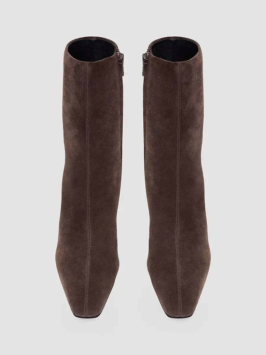 Saint Laurent Women's Jill Booties in Suede - Bear Brown | Thumbnail 3 Saint Laurent Women's Jill Booties in Suede - Bear Brown | Thumbnail 3