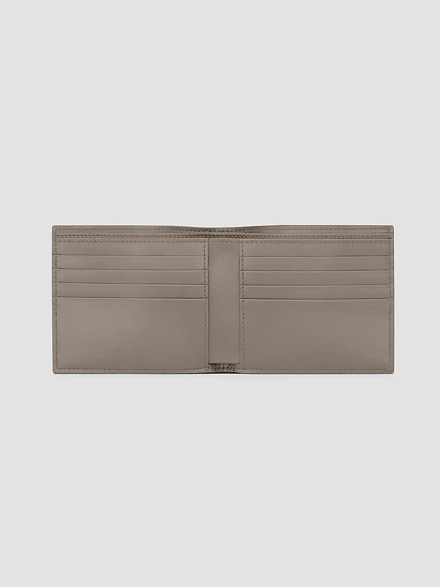 Saint Laurent Men's East/West Wallet in Smooth Leather - Light Taupe | Thumbnail 2 Saint Laurent Men's East/West Wallet in Smooth Leather - Light Taupe | Thumbnail 2