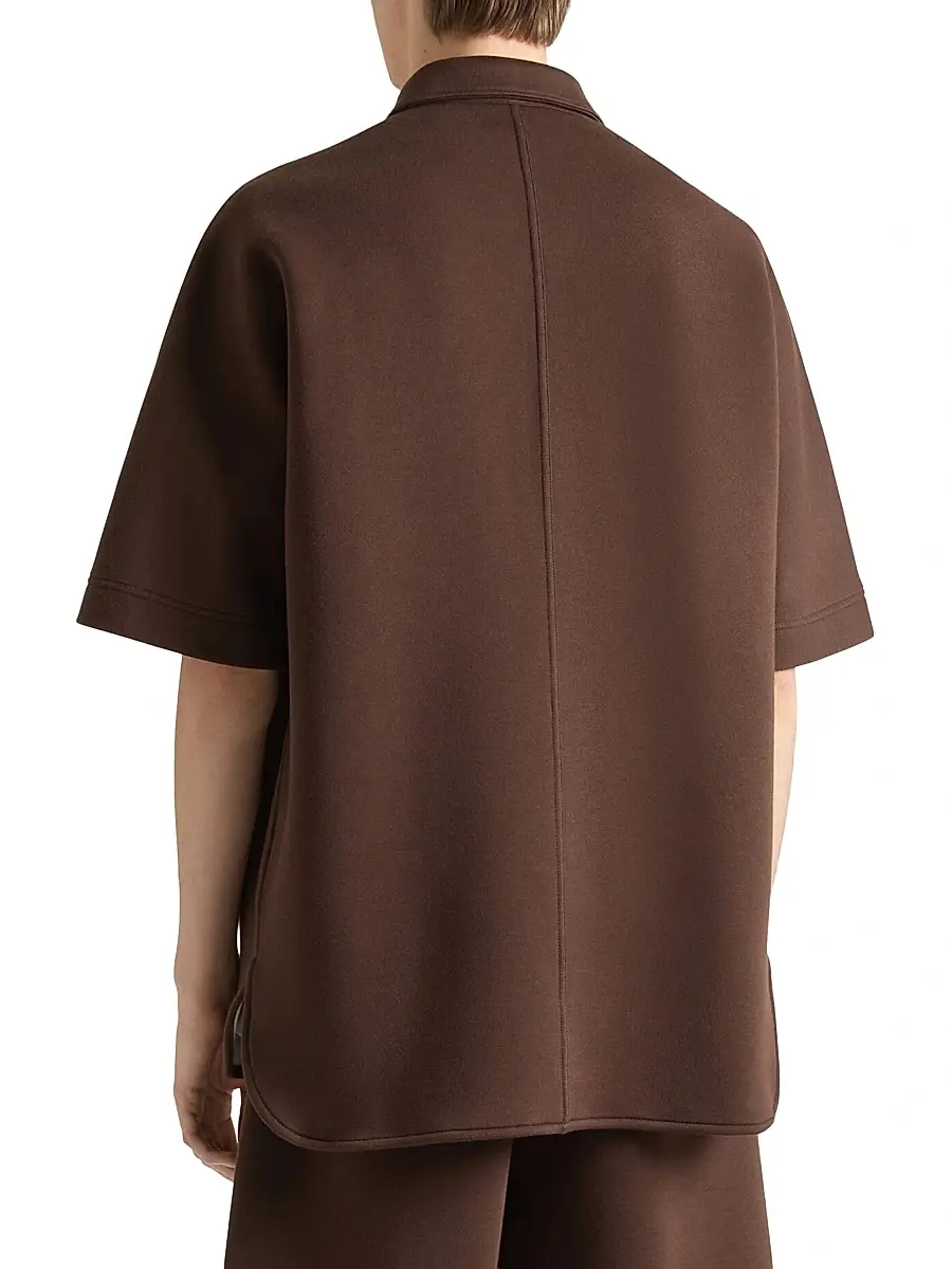 Givenchy Men's Couture Seam Joggers in Scuba - Brown | Thumbnail 4 Givenchy Men's Couture Seam Joggers in Scuba - Brown | Thumbnail 4