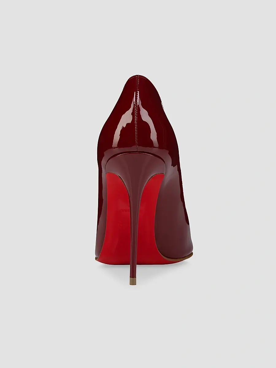 Christian Louboutin Women's La Pigalle 100MM Patent Leather Pumps | Thumbnail 3