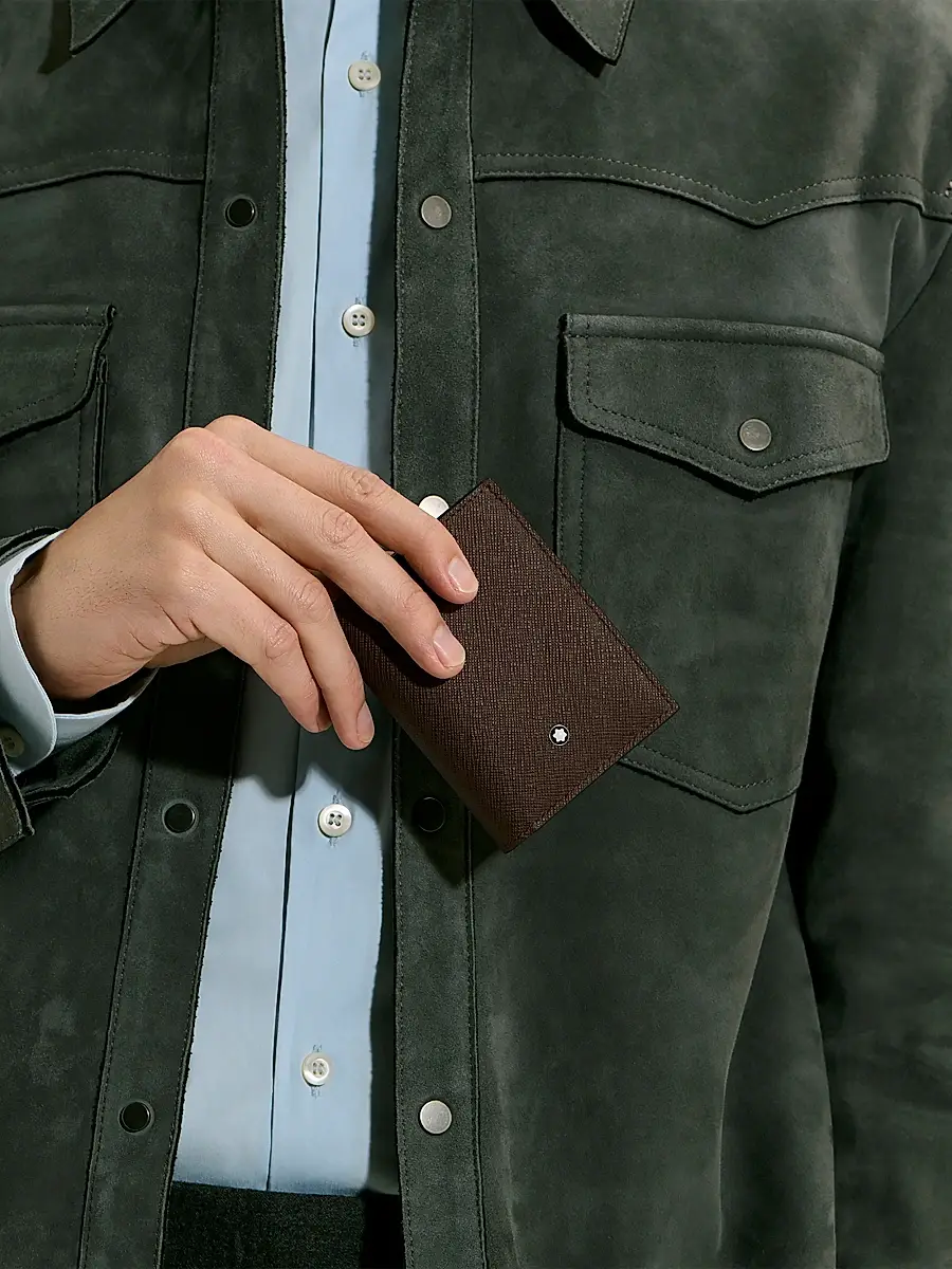 Montblanc Men's Sartorial Leather Mini Wallet | Thumbnail 2 Montblanc Men's Sartorial Leather Mini Wallet | Thumbnail 2