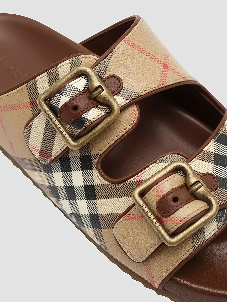 Burberry Women's Urchin Check Sandals | Thumbnail 6 Burberry Women's Urchin Check Sandals | Thumbnail 6