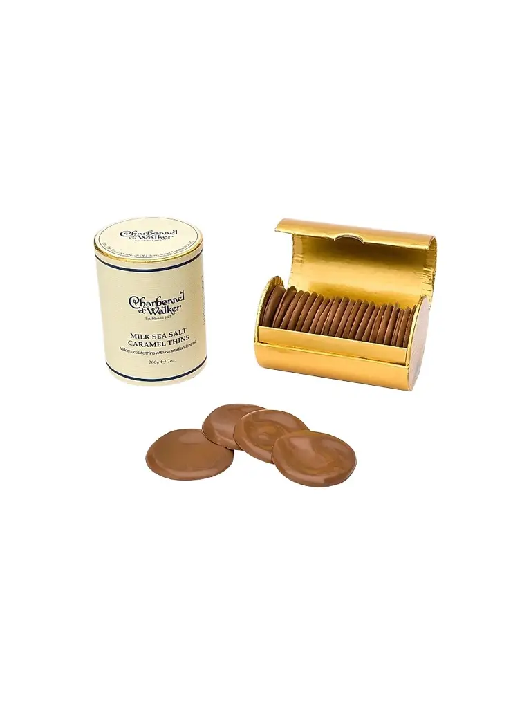 Charbonnel Et Walker Caramel & Sea Salt Milk Chocolate Thins