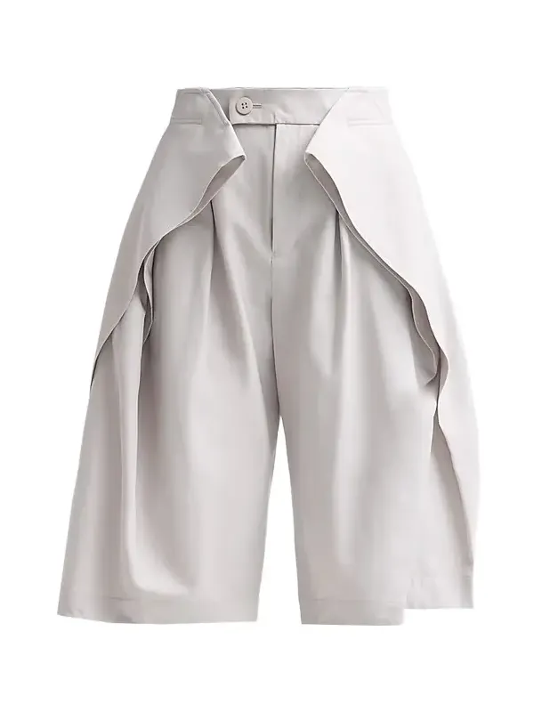 Issey Miyake Women's Fluttering Cotton-Blend Shorts
