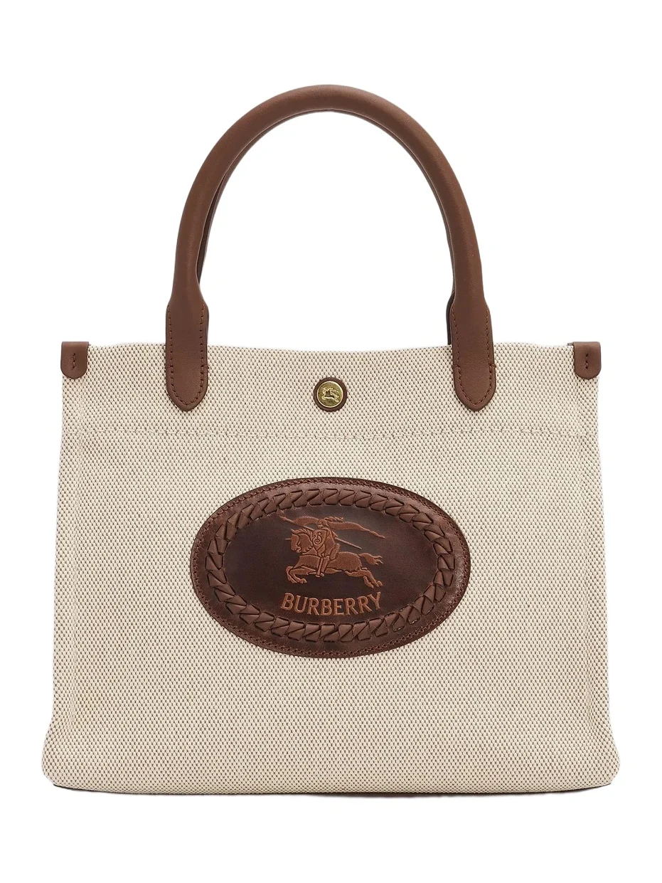 Burberry Women's EKD Mini Canvas Tote Bag