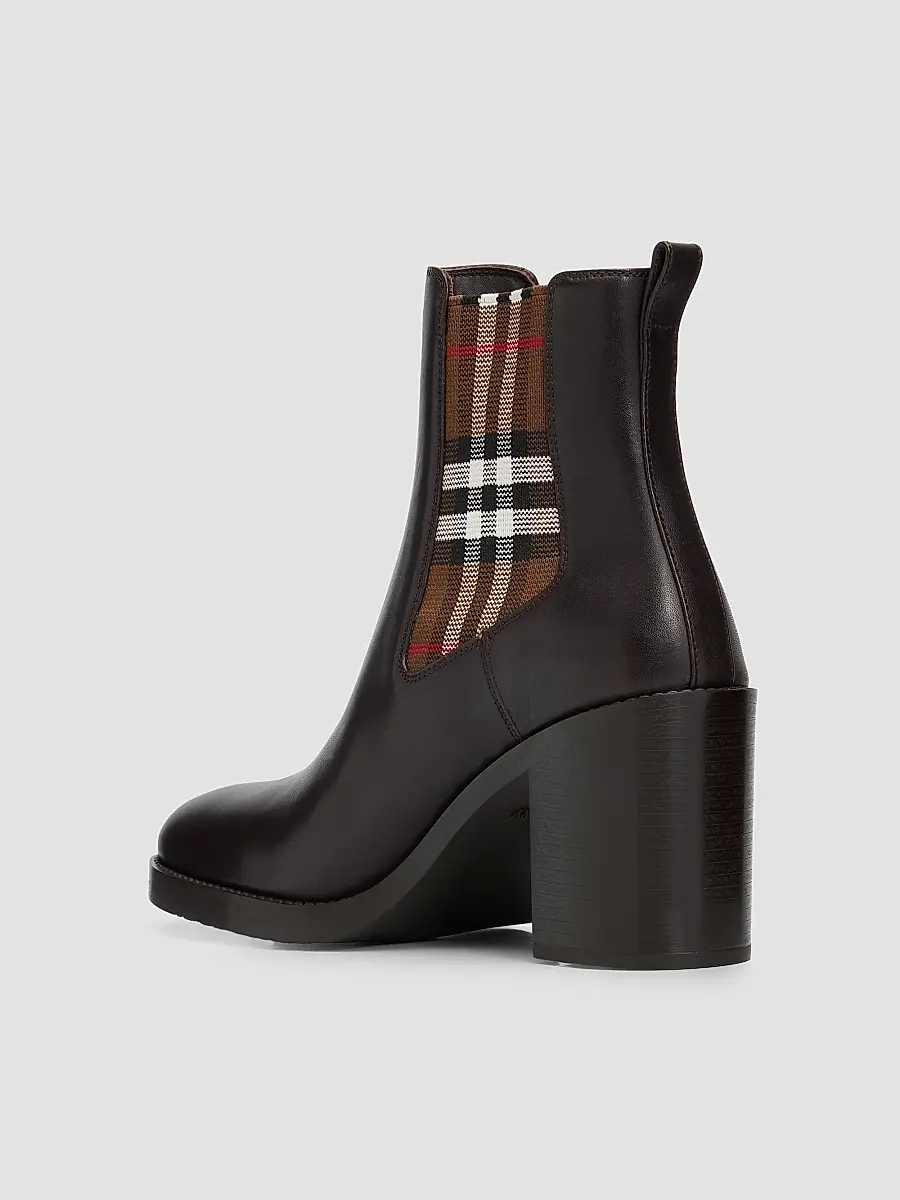 Burberry Women's Hampstead 70MM Leather Ankle Boots | Thumbnail 2 Burberry Women's Hampstead 70MM Leather Ankle Boots | Thumbnail 2