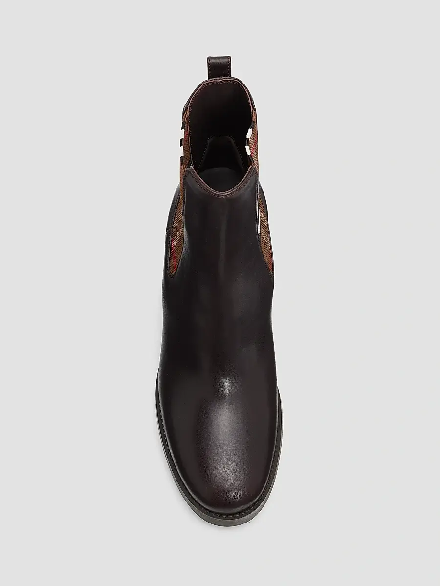 Burberry Women's Hampstead 70MM Leather Ankle Boots | Thumbnail 4 Burberry Women's Hampstead 70MM Leather Ankle Boots | Thumbnail 4