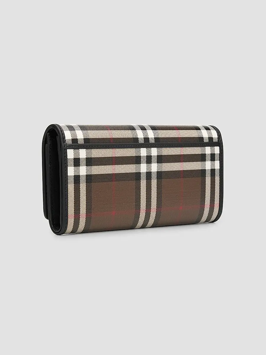 Burberry Women's Halton Check Cotton Wallet | Thumbnail 3 Burberry Women's Halton Check Cotton Wallet | Thumbnail 3