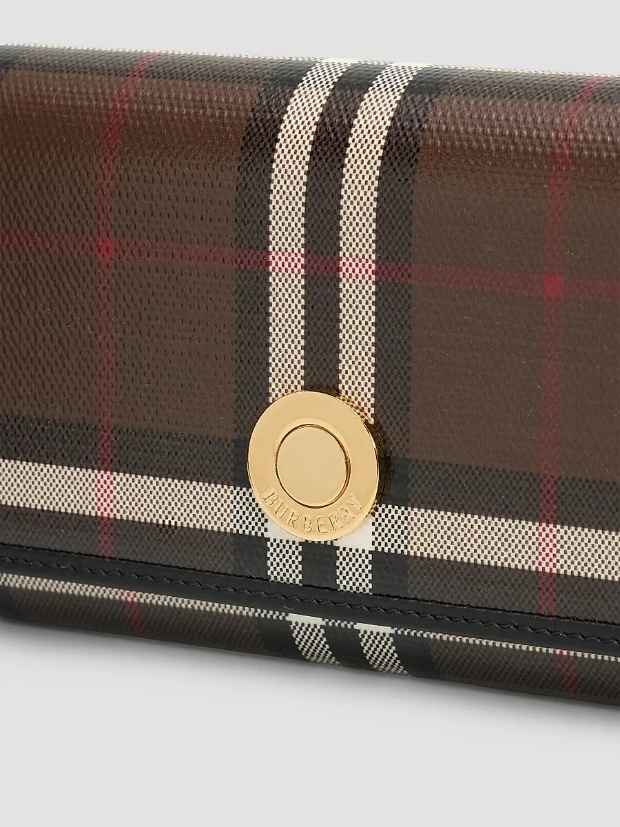 Burberry Women's Halton Check Cotton Wallet | Thumbnail 5 Burberry Women's Halton Check Cotton Wallet | Thumbnail 5