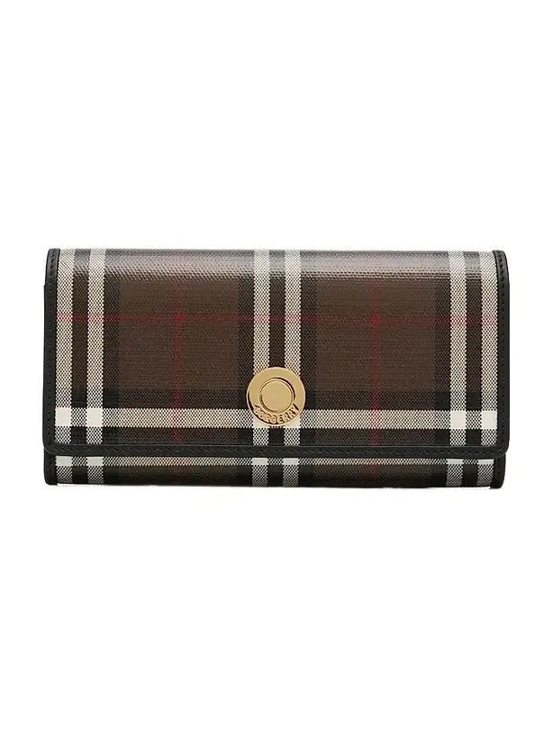 Burberry Women's Halton Check Cotton Wallet