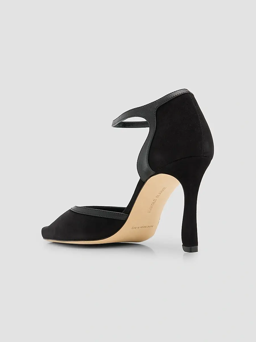 Manolo Blahnik Women's Verdusan 90MM Suede Pumps | Thumbnail 4 Manolo Blahnik Women's Verdusan 90MM Suede Pumps | Thumbnail 4