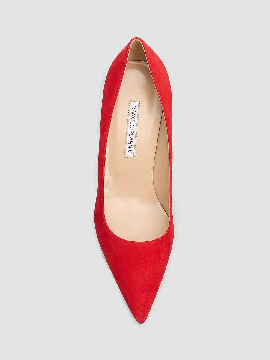 Manolo Blahnik Women's 70MM Suede Pumps | Thumbnail 6 Manolo Blahnik Women's 70MM Suede Pumps | Thumbnail 6