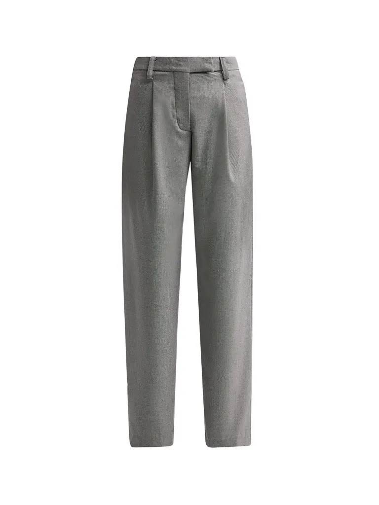 Kika Vargas Women's Noko Wool Mid-Rise Straight-Leg Pants
