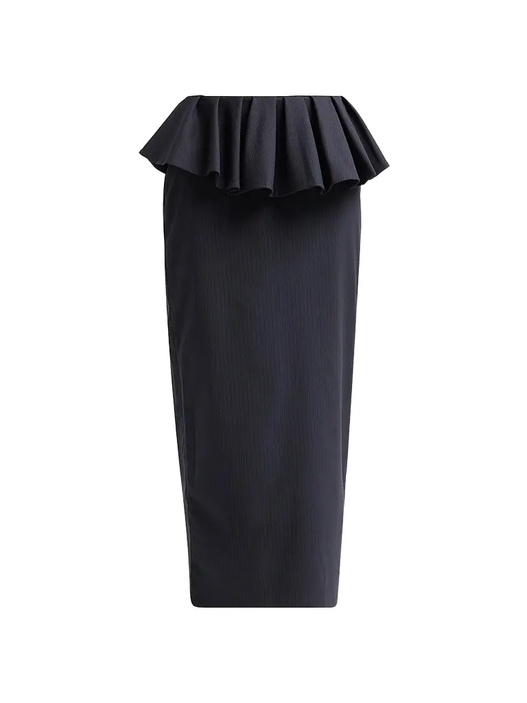Kika Vargas Women's Zhao Peplum Pencil Midi-Skirt
