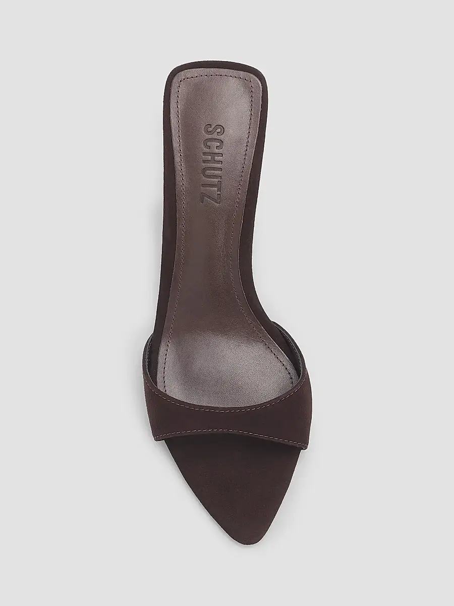 Schutz Women's Elodie 75MM Leather Slip-On Sandals | Thumbnail 7 Schutz Women's Elodie 75MM Leather Slip-On Sandals | Thumbnail 7