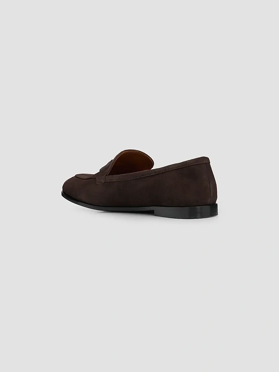 Ferragamo Women's Suede Gancini Loafers | Thumbnail 2