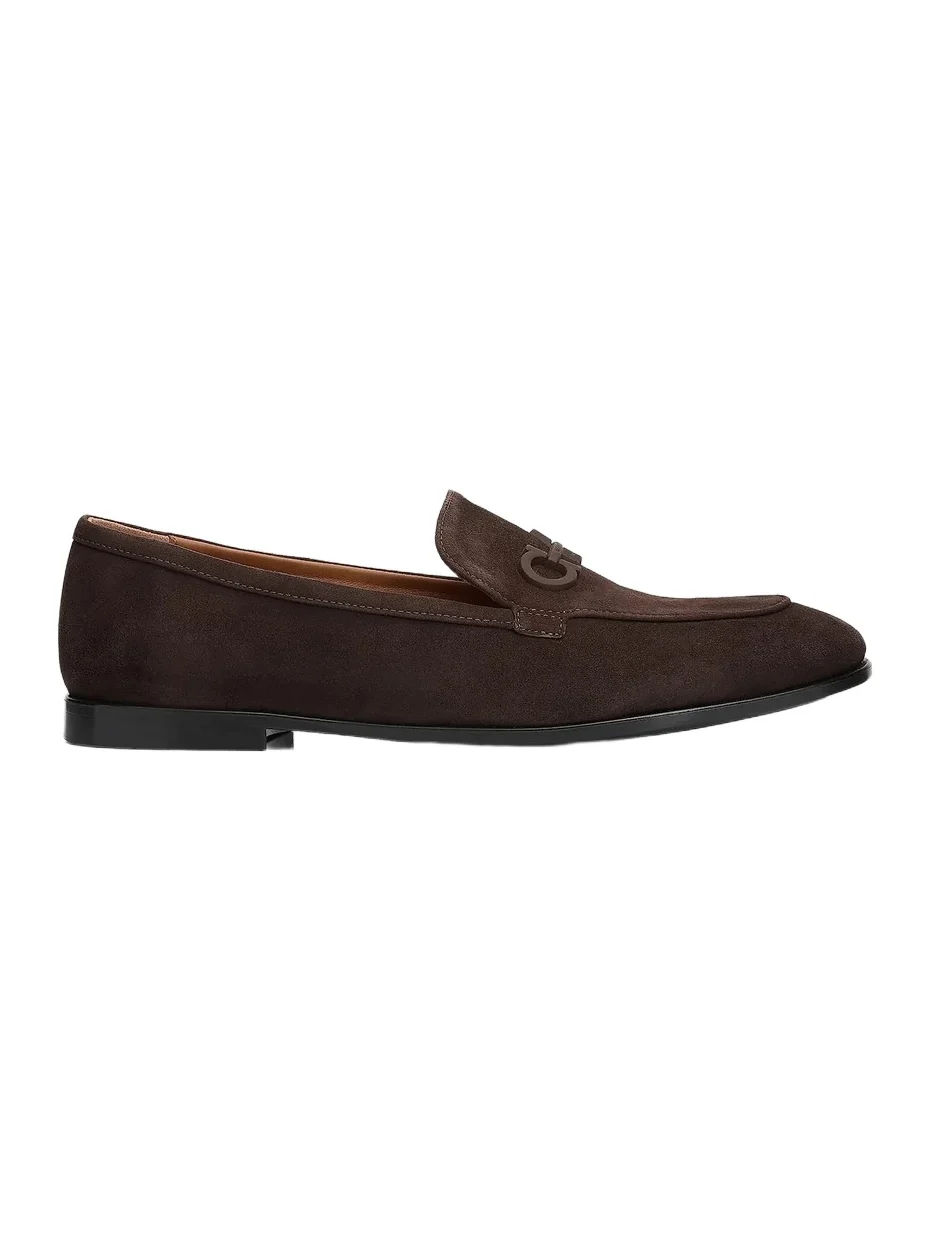 Women's Suede Gancini Loafers