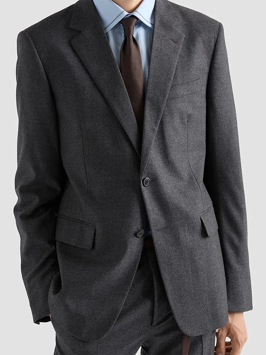 Prada Men's Single Breasted Cashmere Blend Suit | Thumbnail 3 Prada Men's Single Breasted Cashmere Blend Suit | Thumbnail 3