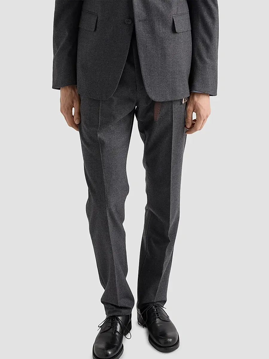 Prada Men's Single Breasted Cashmere Blend Suit | Thumbnail 4 Prada Men's Single Breasted Cashmere Blend Suit | Thumbnail 4