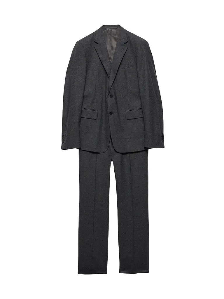 Prada Men's Single Breasted Cashmere Blend Suit | Image 1 Prada Men's Single Breasted Cashmere Blend Suit | Image 1