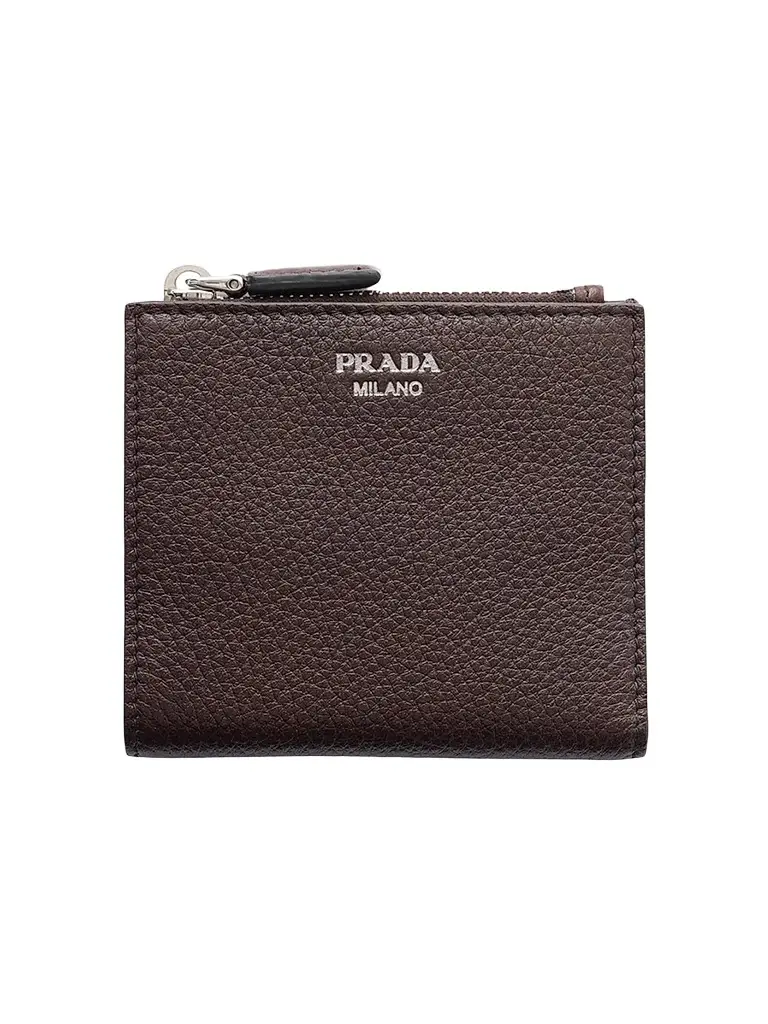 Prada Men's Small Leather Wallet | Image 1 Prada Men's Small Leather Wallet | Image 1