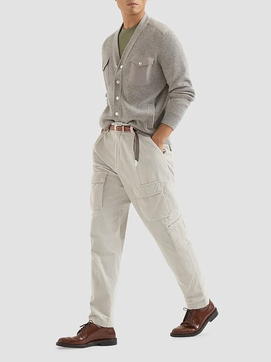 Brunello Cucinelli Men's Cotton Jersey Crew-Neck T-Shirt | Thumbnail 2 Brunello Cucinelli Men's Cotton Jersey Crew-Neck T-Shirt | Thumbnail 2