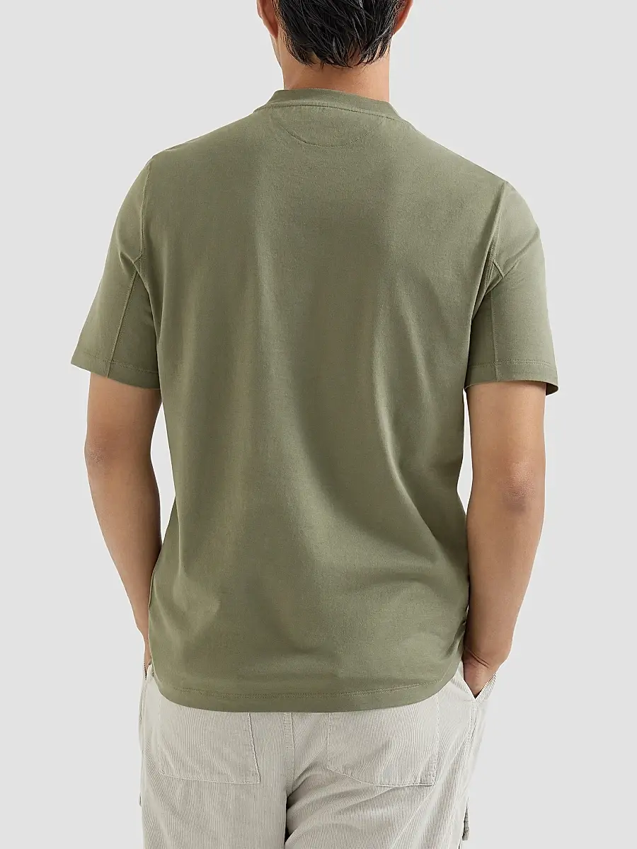 Brunello Cucinelli Men's Cotton Jersey Crew-Neck T-Shirt | Thumbnail 5 Brunello Cucinelli Men's Cotton Jersey Crew-Neck T-Shirt | Thumbnail 5