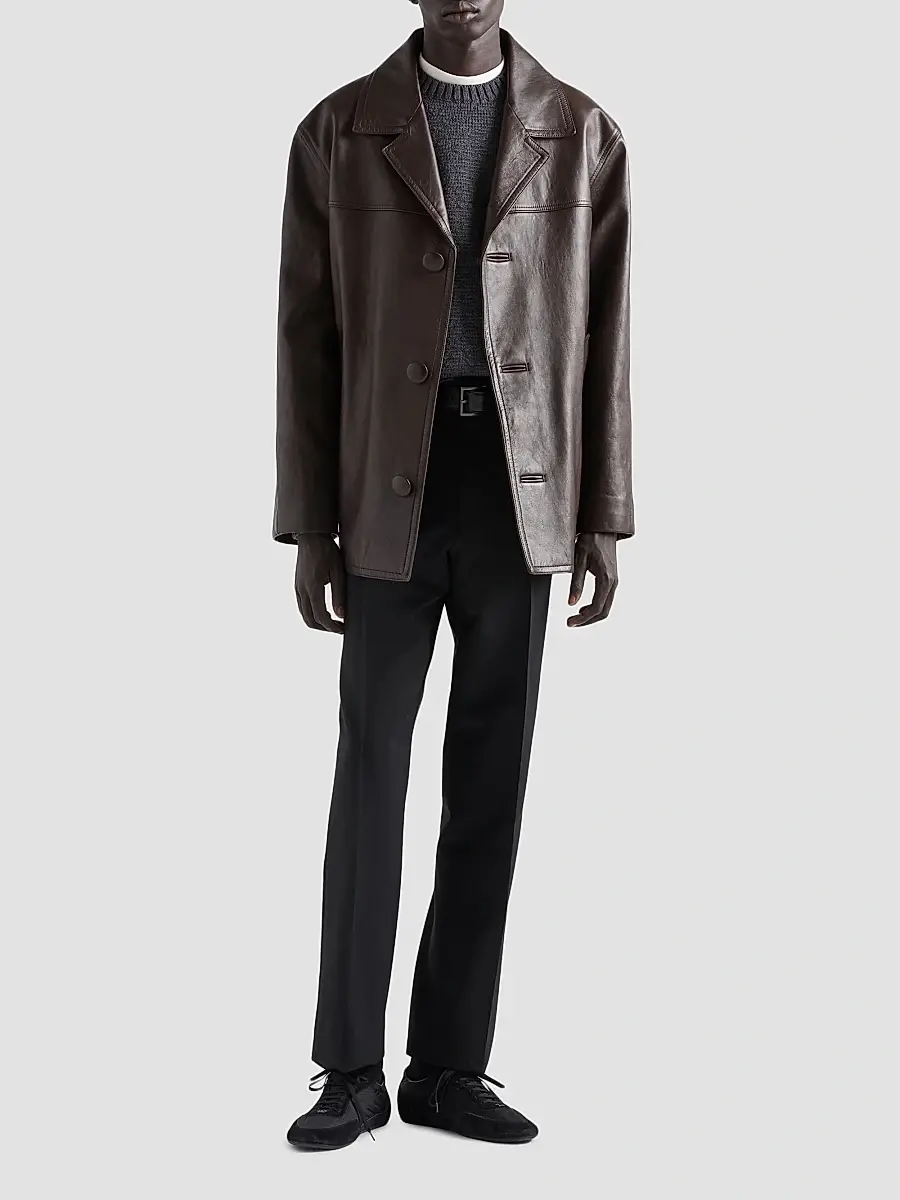 Prada Men's Mohair Wool Pants | Thumbnail 2 Prada Men's Mohair Wool Pants | Thumbnail 2