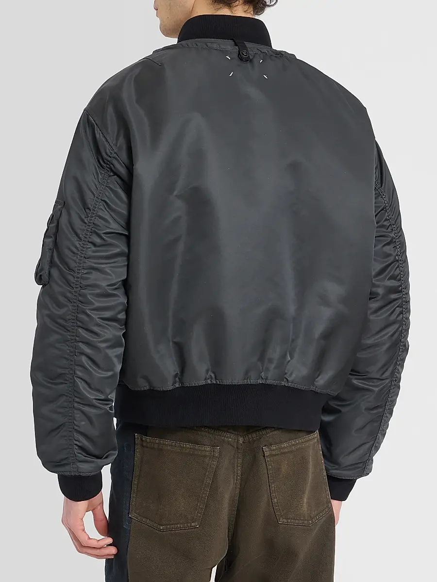 Maison Margiela Men's Reversible Quilted Bomber Jacket | Thumbnail 3 Maison Margiela Men's Reversible Quilted Bomber Jacket | Thumbnail 3