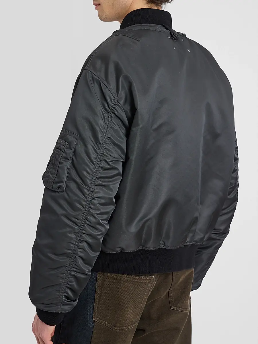 Maison Margiela Men's Reversible Quilted Bomber Jacket | Thumbnail 5 Maison Margiela Men's Reversible Quilted Bomber Jacket | Thumbnail 5