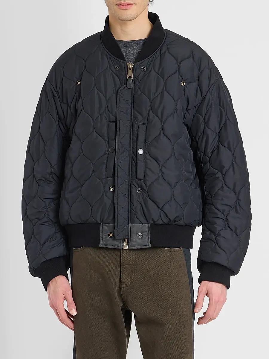 Maison Margiela Men's Reversible Quilted Bomber Jacket | Thumbnail 6 Maison Margiela Men's Reversible Quilted Bomber Jacket | Thumbnail 6