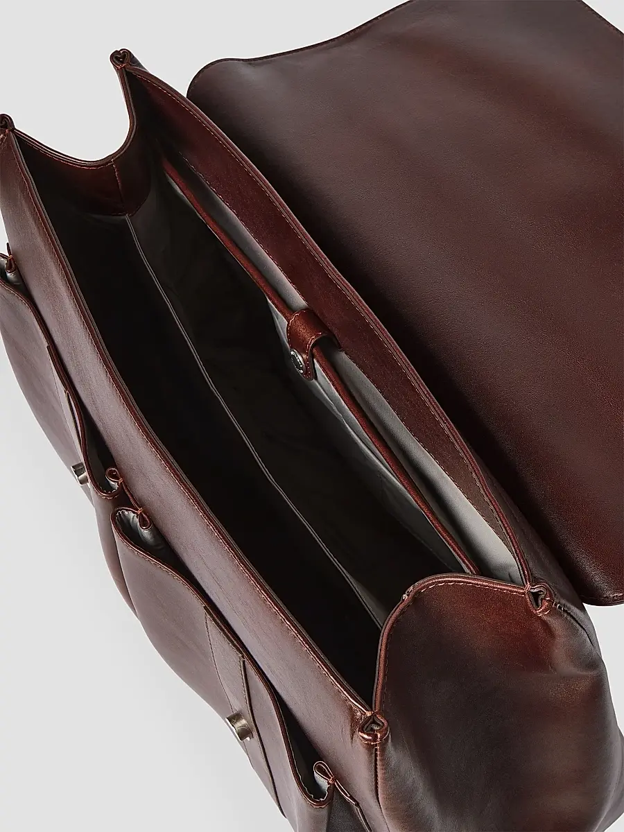 Brunello Cucinelli Men's Calfskin Briefcase | Thumbnail 5 Brunello Cucinelli Men's Calfskin Briefcase | Thumbnail 5