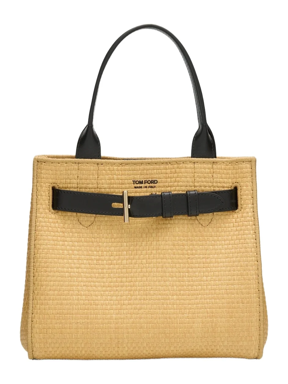 Tom Ford Women's Audrey Small Raffia Tote Bag
