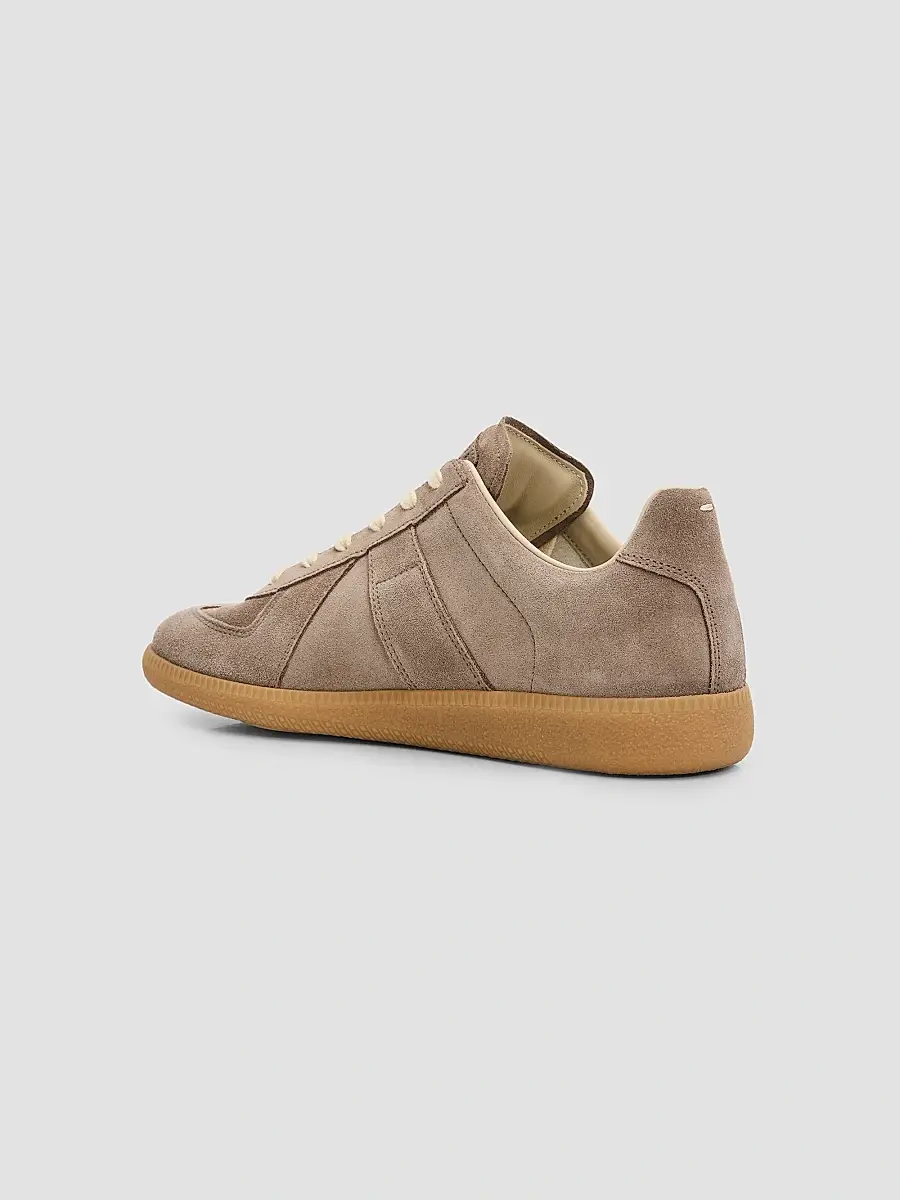 Maison Margiela Women's Women's's Replica Suede Low-Top Sneakers | Thumbnail 2 Maison Margiela Women's Women's's Replica Suede Low-Top Sneakers | Thumbnail 2