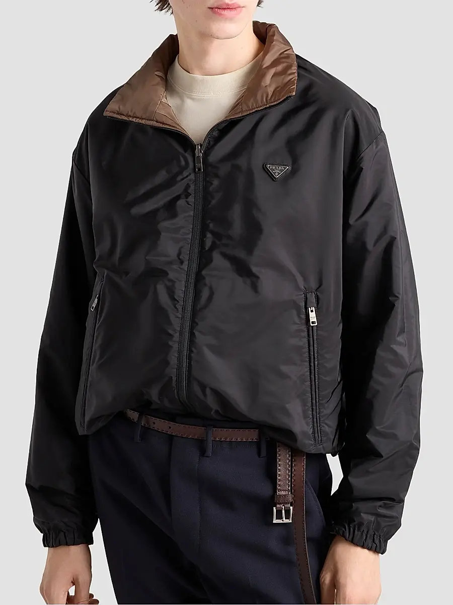 Prada Men's Re-Nylon Jacket | Thumbnail 6 Prada Men's Re-Nylon Jacket | Thumbnail 6