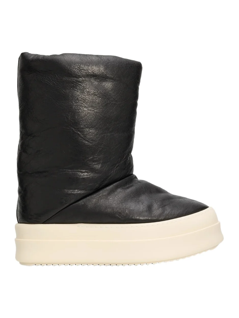 Rick Owens Women's Mega Bumper Lunar Leather Boots
