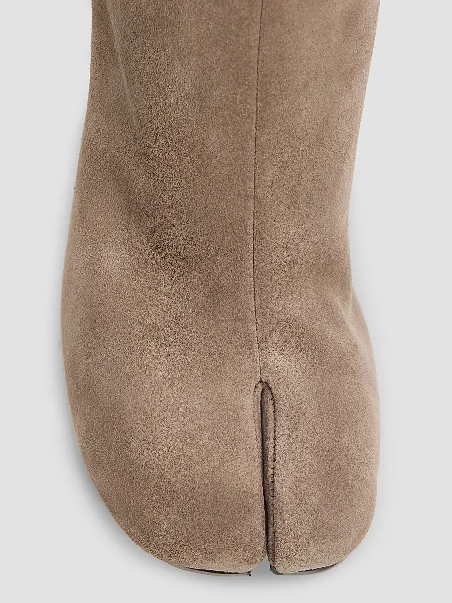 Maison Margiela Women's Tabi 80MM Suede Ankle Boots | Thumbnail 4