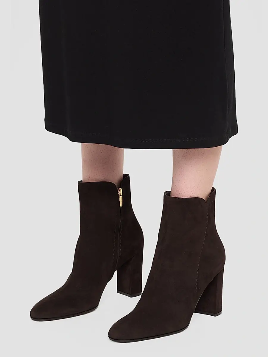 Gianvito Rossi Women's 85mm Suede Ankle Booties | Thumbnail 2 Gianvito Rossi Women's 85mm Suede Ankle Booties | Thumbnail 2