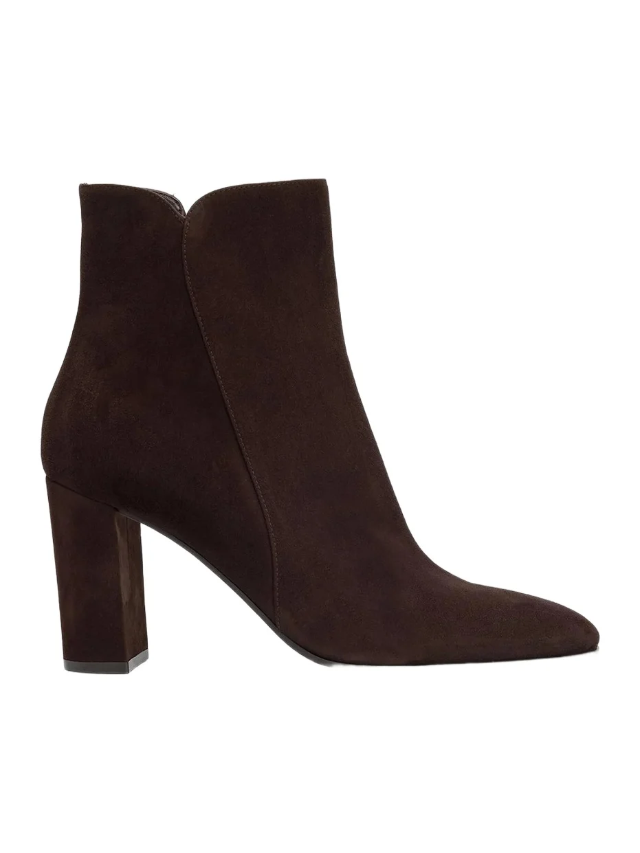 Gianvito Rossi Women's 85mm Suede Ankle Booties