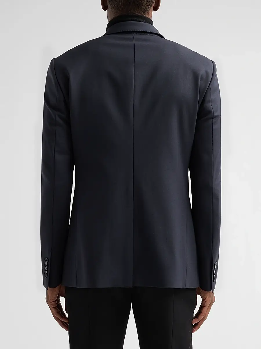 Dolce & Gabbana Men's Stretch-Virgin Wool Double-Breasted Jacket | Thumbnail 3