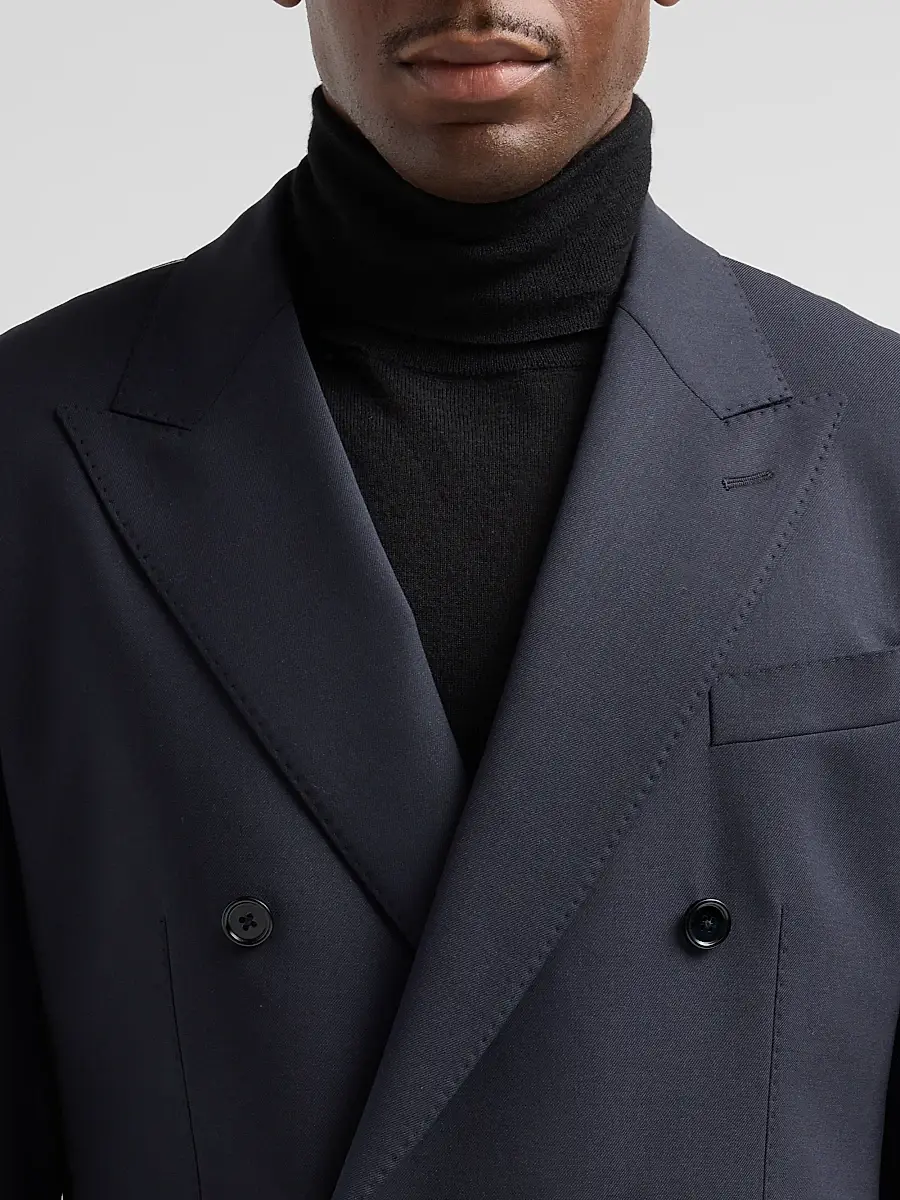 Dolce & Gabbana Men's Stretch-Virgin Wool Double-Breasted Jacket | Thumbnail 5