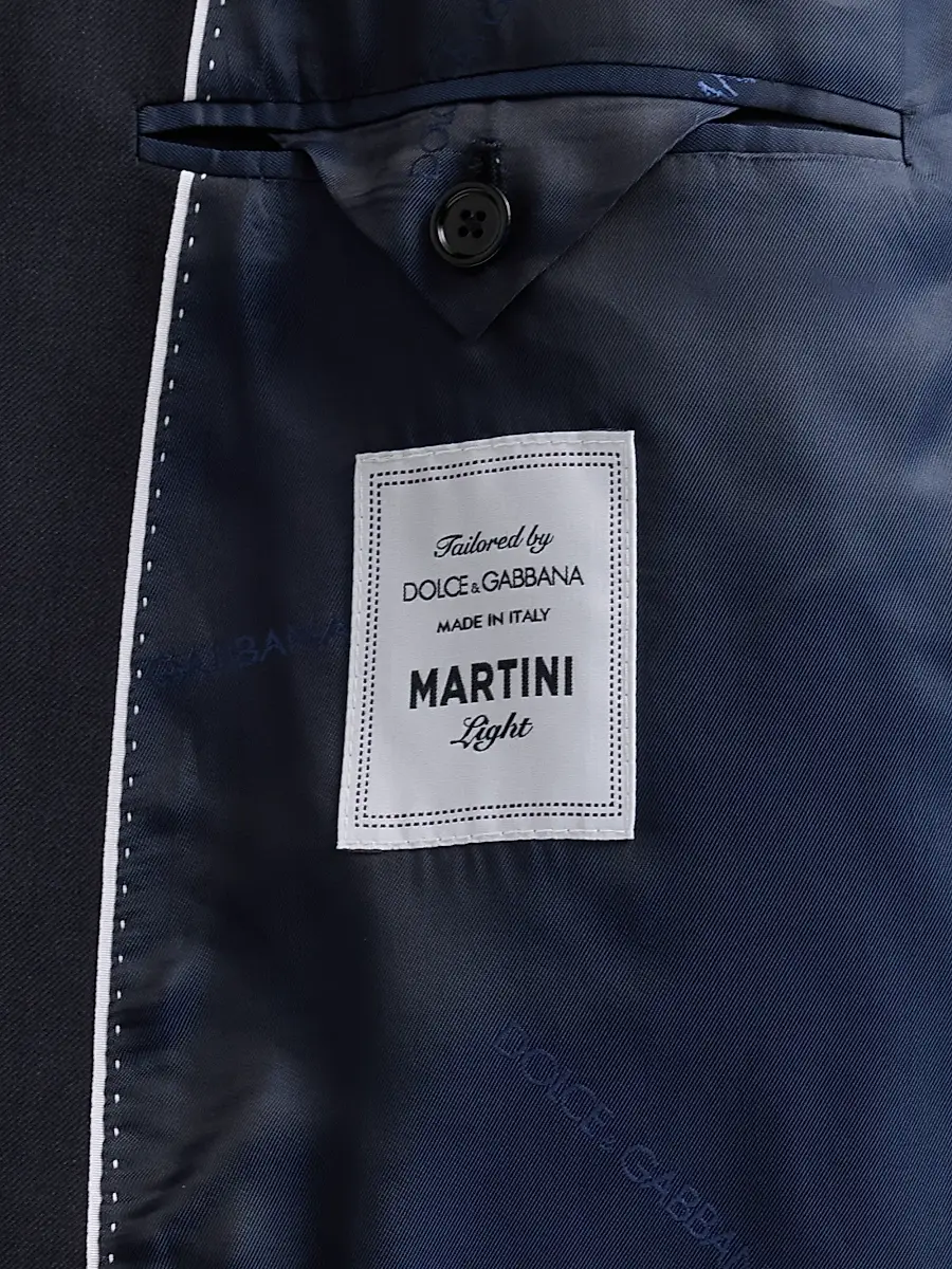 Dolce & Gabbana Men's Stretch-Virgin Wool Double-Breasted Jacket | Thumbnail 6
