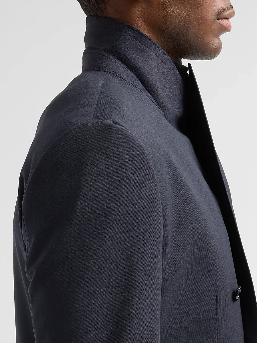 Dolce & Gabbana Men's Stretch-Virgin Wool Double-Breasted Jacket | Thumbnail 7