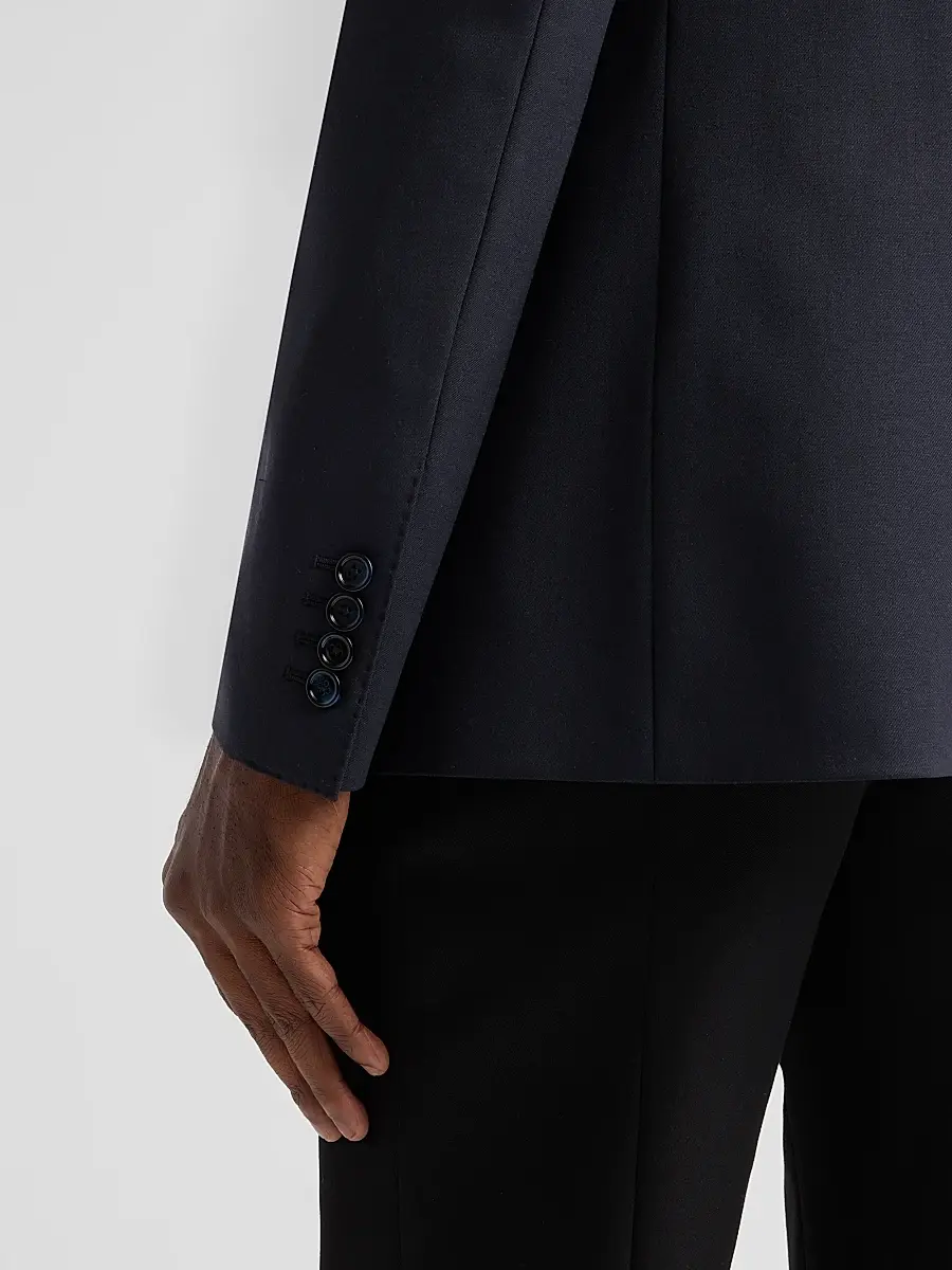 Dolce & Gabbana Men's Stretch-Virgin Wool Double-Breasted Jacket | Thumbnail 8